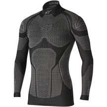 Ride Tech Winter Long-Sleeve Underwear Top — XS/S, Black/Gray