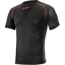 Ride Tech v2 Summer Short-Sleeve Underwear Top — Size XS/S, Black