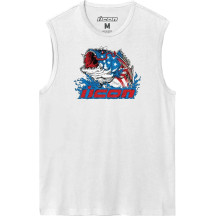American Basstard™ Tank Top — L, White