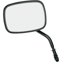 Die Cast Mirror — 5" x 3-1/2", fits 1" bars, Black