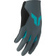 Women's Sportmode Iconic Gloves — Black, Gray, Aqua, Size XL