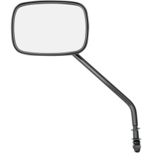 Die Cast Mirror — 3.5" x 5", fits 1" bars, Black gloss