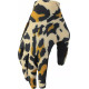 Women's Sportmode Cheetah Gloves — Size M, Orange