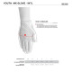 Youth Radar Gloves — 2XS, Short cuff, Black