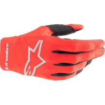 Guantes Juveniles Radar — 2XS, negro, rojo, plata