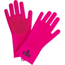 Deep Scrubber Gloves — Size M, Pink