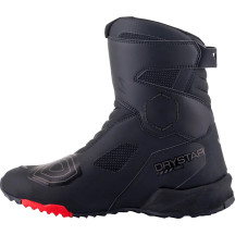 RT-7 Drystar® Boots — EU 43, Over-ankle, Black/Red