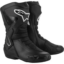 Stella SMX-6 V3 Boots — Over-calf fit, US 6, Black