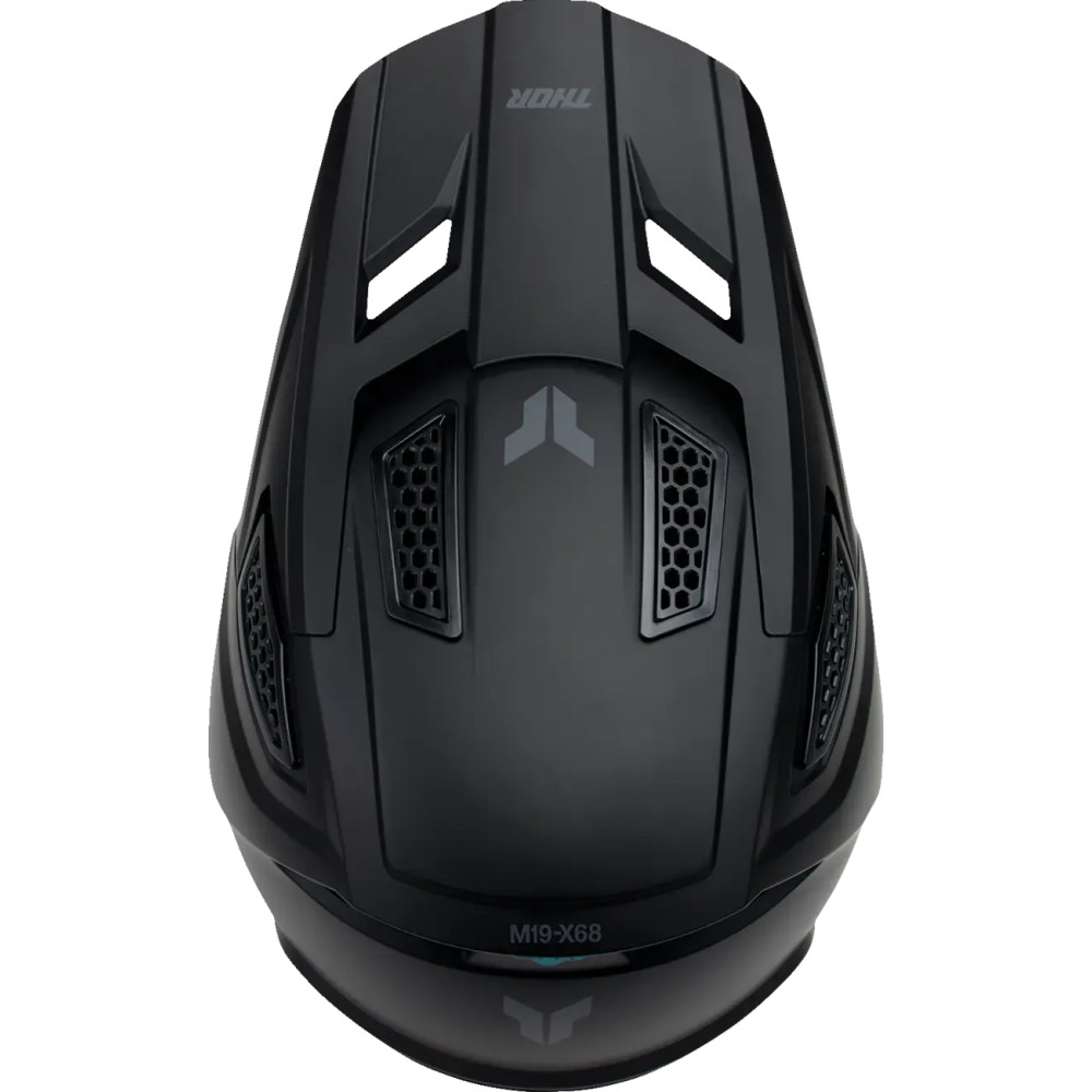 Fleet Blackout Helmet — M, MX, Black Matte