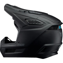 Fleet Blackout Helmet — M, MX, Black Matte