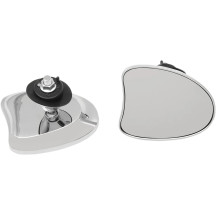 Deluxe Fairing Mount Mirror — 4-1/4" W x 3-1/2" H, Screw-In
