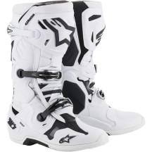 Botas Tech 10 — EU 45.5, US 11, pantorrilla alta, Blanco