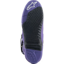 Botas Tech 10 — US 10, EU 44.5, caña alta, negro y morado