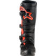 Tech 7 Boots — EU 40.5, US 7, Over-Calf fit, Men's, Black/Fluorescent Red