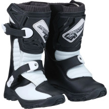 M1.3™ Botas MX infantiles — EU 30.5, US 12, sobre la pantorrilla, Negro