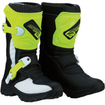 Botas infantiles M1.3™ MX — EU 29, US 11, Sobrecaña, Negro, Amarillo alta visibilidad