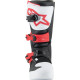 Botas Tech 3S Juveniles — US 2, EU 34, Sobrecaña, Negro/Rojo