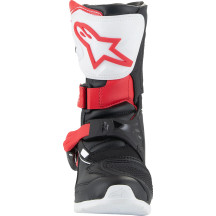 Botas Tech 3S para niños — EU 30.5, US 12, Over-Calf, Rojo/Negro/Blanco