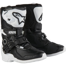 Botas Tech 3S para niños — EU 28, Sobre la caña, Negro