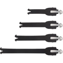 Kit de correas para botas — Compatible con Tech 7, Tech 7 Enduro, negro, pack de 4