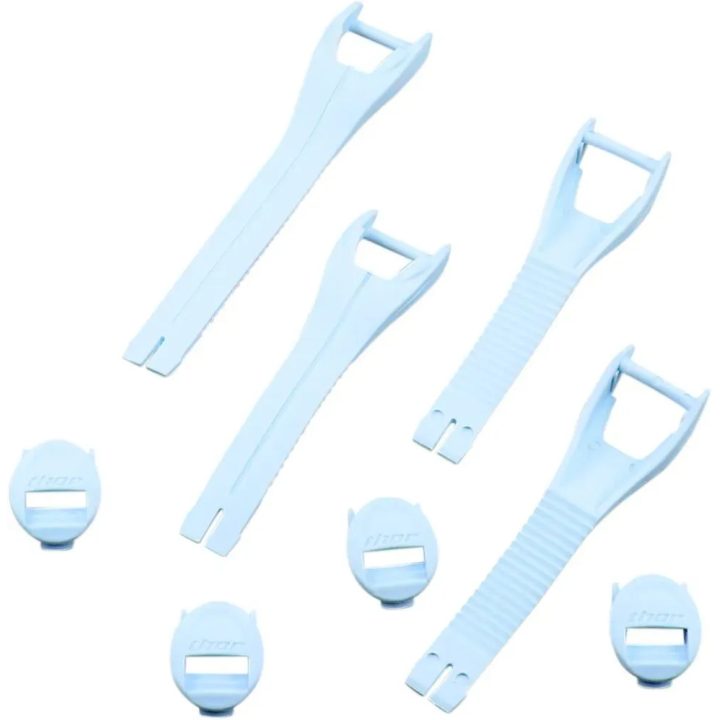 Correas para botas Blitz XP MX — Talla 5-8, Blanco
