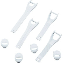 Blitz XP MX Boot Straps — Size 5-8, White
