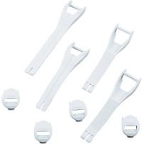 Blitz XP MX Boot Straps — Size 5-8, White
