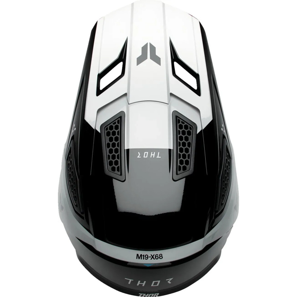 Fleet Storm Helmet — L, gloss black, gloss white
