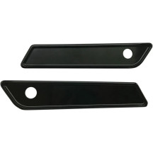 Saddlebag Latch Covers — Black anodized