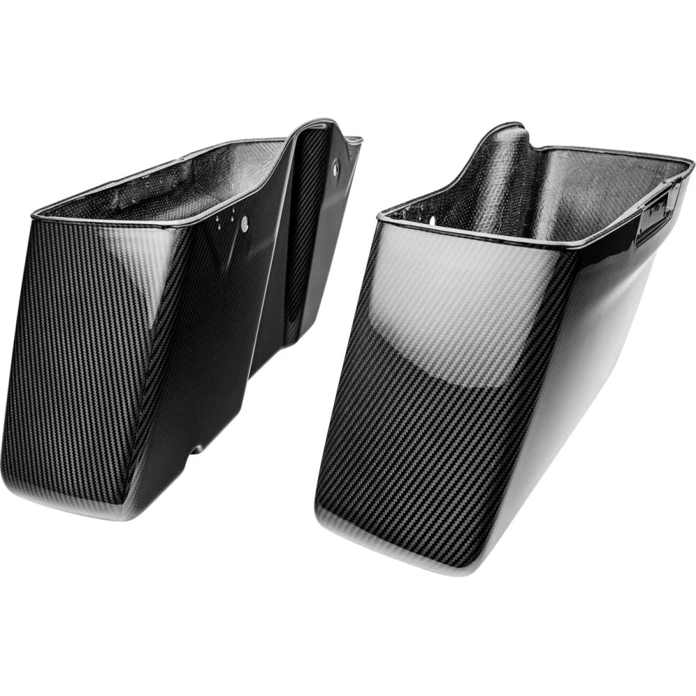 Saddlebag Bottoms — Black Gloss, Bolt-On