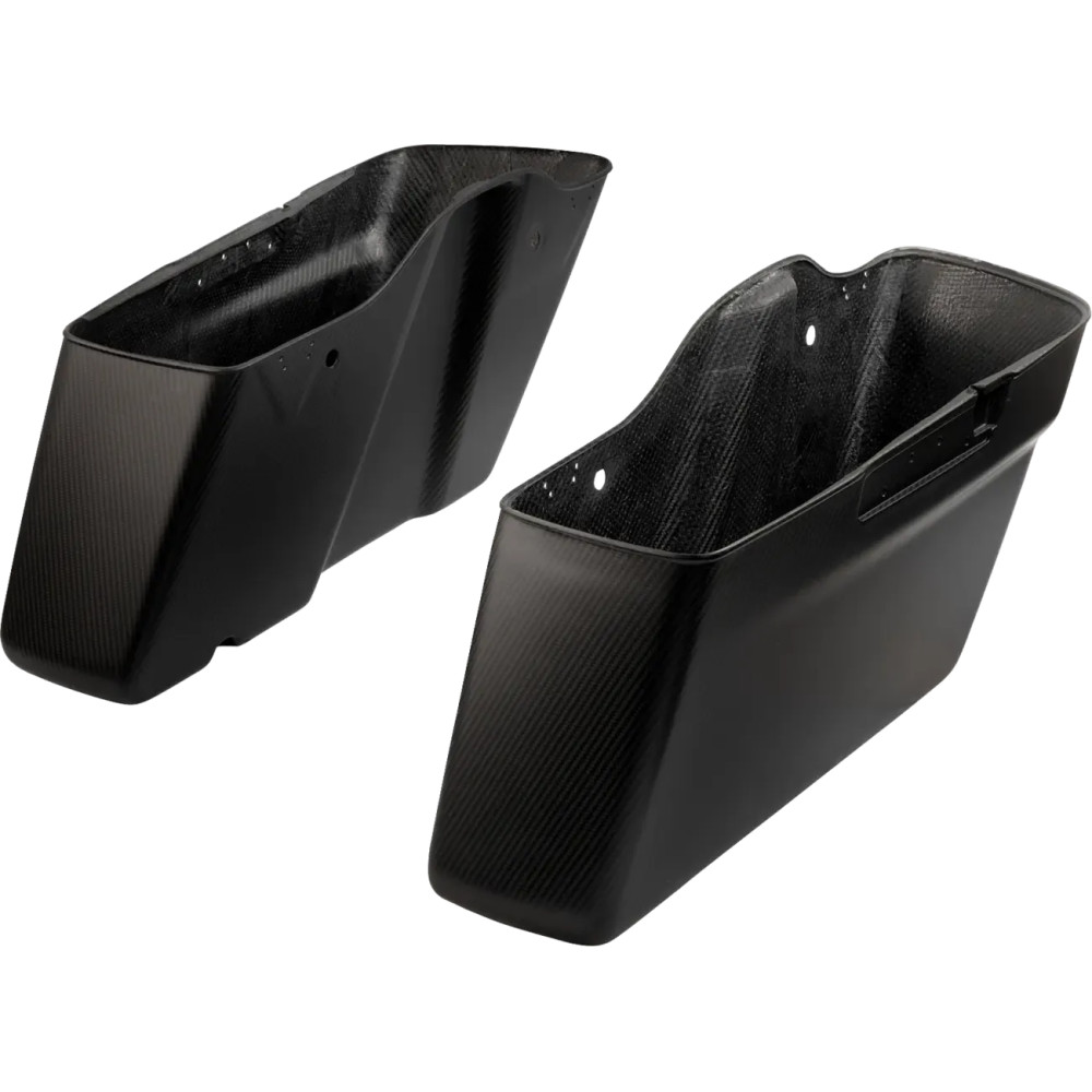 Saddlebag Bottoms — Carbon fiber, bolt-on, pair