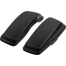 Saddlebag Lids — Bolt-On, Black Matte