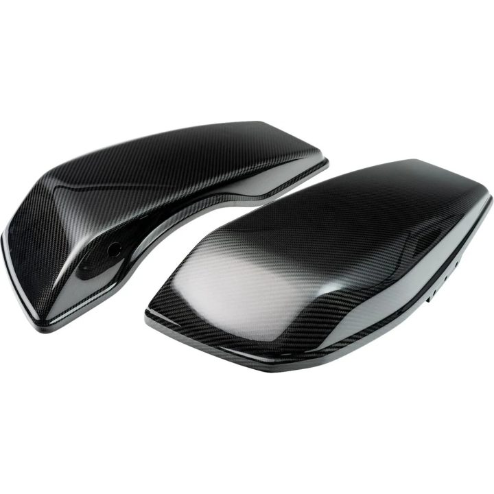 Saddlebag Lids — Black, Bolt-on, Pair