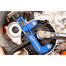 Heavy-Duty Clutch Holding Tool — 2.9″–4.72″ range, Blue/Silver