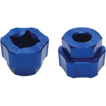 Herramienta hexagonal de 22 mm para horquilla de aire Showa SFF — 22 mm, Azul anodizado
