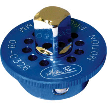 T-6 Combo Lever Adapter — 3/8" drive male, 1/4" drive female, blue anodized