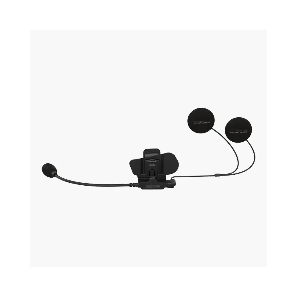 60S Helmet Clamp Kit with Boom Microphone — Black