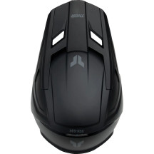 Youth Fleet Blackout Helmet — L, Matte Black