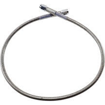 Universal Brake Line — 25", Front/Rear, Clear-coated stainless steel