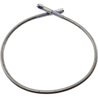 Universal Brake Line — 25", Front/Rear, Clear-coated stainless steel