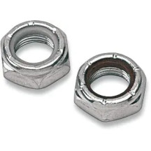Nylock Shock Nuts — 5/8-18, cadmium finish, pair