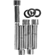 Transmission Top Cover Bolt Set — Chrome, Silver