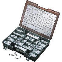 Juego de pernos de cabeza hexagonal — 1/4", 5/16", 3/8", acabado cromado