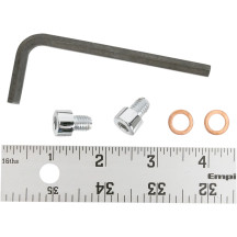 Fork Drain Plugs — For 35 mm tubes, Chrome