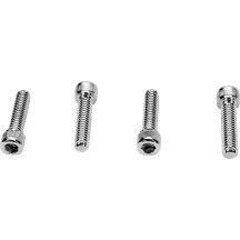 Handlebar Clamp Bolt Set — Socket-head, chrome