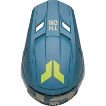 Youth Fleet Forge Helmet — Size S, Matte Blue/Fluorescent Yellow