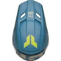 Youth Fleet Forge Helmet — Size S, Matte Blue/Fluorescent Yellow