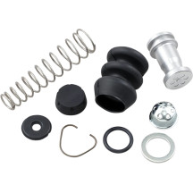 Rear Brake Master Cylinder Rebuild Kit — 19.1 mm (3/4"), rear, black, silver