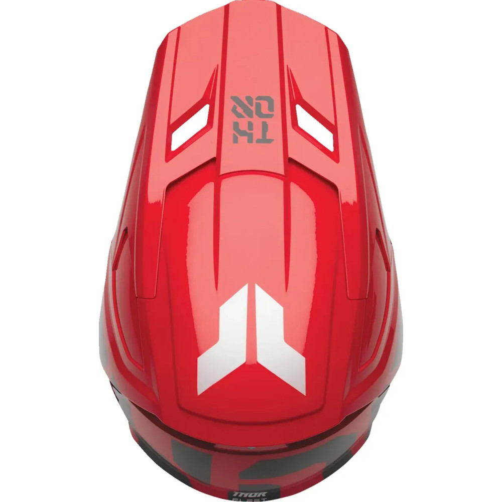 Youth Fleet Forge Helmet — Youth, S, Red, Gloss