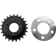 Offset Sprocket Kit — 530 chain, 23-tooth, 5.1 mm (0.200"), Black
